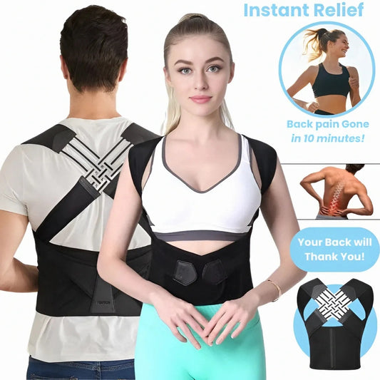 Adjustable Back Posture Corrector/ Slouching Relieve Pain Belt Women Men